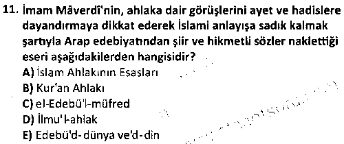 ISL1005 İslam Ahlak Esasları çıkmış sınav sorusu 3