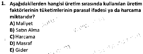 TMT4001 Koleksiyon Hazırlama ve Ürün Geliştirme 1 çıkmış sınav sorusu 1
