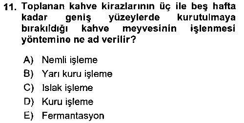 ASC210U İçecek Bilgisi çıkmış sınav sorusu 3