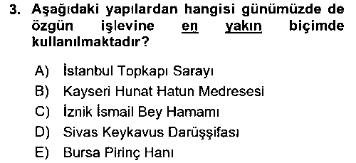 KMT101U Kültürel Miras Mevzuatı çıkmış sınav sorusu 3