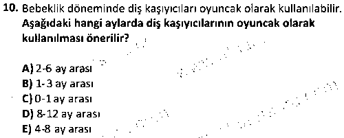 ÇGL1010 Bebeklik Döneminde Gelişim çıkmış sınav sorusu 2