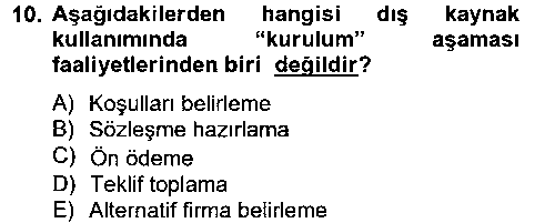 LOJ102U Çağdaş Lojistik Uygulamaları çıkmış sınav sorusu 1