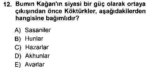 TDE201U Orhun Türkçesi çıkmış sınav sorusu 2