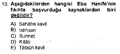 İslam Hukukuna Giriş çıkmış sınav sorusu 3