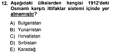 SIY301U Balkanlarda Siyaset çıkmış sınav sorusu 3