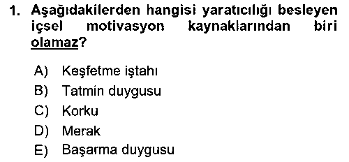 HIT212U Reklamda Yaratıcılık çıkmış sınav sorusu 1