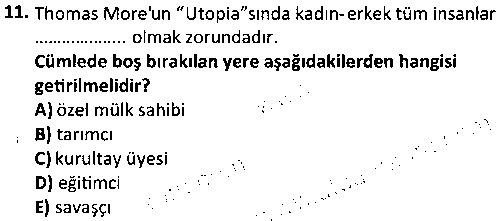 KAM3010 Siyasi Düşünceler Tarihi çıkmış sınav sorusu 3