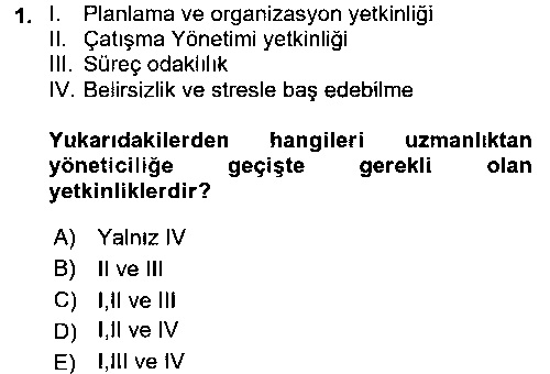 ILT303U Profesyonel Yaşamda İmaj ve İtibar Yönetimi çıkmış sınav sorusu 1