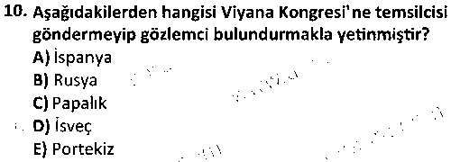 TAR3001 Yeni ve Yakınçağ Avrupa Tarihi çıkmış sınav sorusu 2