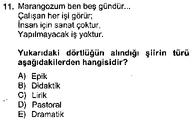 TUR204U Türkçe Yazılı Anlatım çıkmış sınav sorusu 3