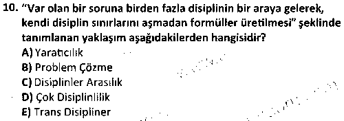 GRF3007 Tasarım Okumaları çıkmış sınav sorusu 2