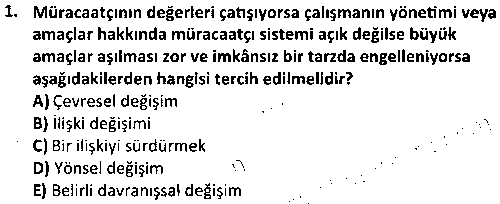 SOH1006 Bireylerle Sosyal Hizmet çıkmış sınav sorusu 1