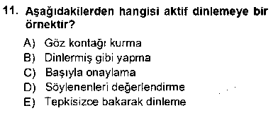 OKO405U Davranış Ve Öğrenme Sorunu Olan Çocukların Eğitimi çıkmış sınav sorusu 3