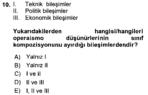 SOS402U Tüketim Sosyolojisi çıkmış sınav sorusu 2