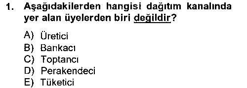 PMY104U Perakendeciliğe Giriş çıkmış sınav sorusu 1