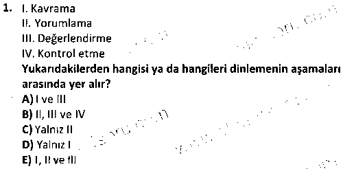 SYP2006 Sporda İletişim Becerileri çıkmış sınav sorusu 1