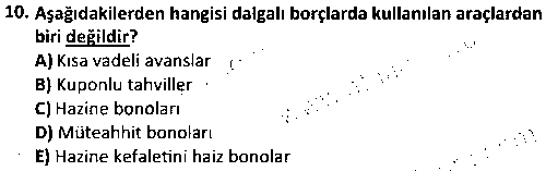 YER2006 Kamu Maliyesi çıkmış sınav sorusu 2
