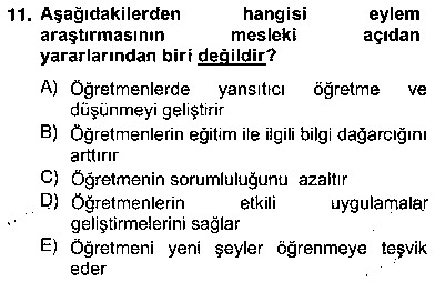 ARY402U Bilimsel Araştırma Yöntemleri çıkmış sınav sorusu 3