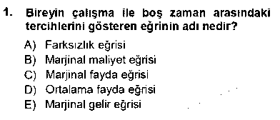 CEK203U Çalışma Ekonomisi 1 çıkmış sınav sorusu 1