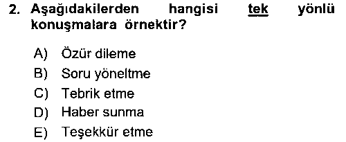 ILT108U Sözlü ve Sözsüz İletişim çıkmış sınav sorusu 2
