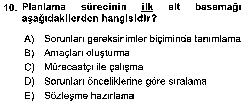 SHZ210U Bireylerle Sosyal Hizmet çıkmış sınav sorusu 2