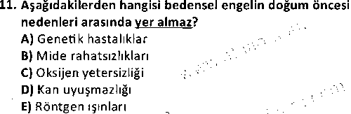 CGE2004 Özel Eğitimde Araç Gereç Geliştirme çıkmış sınav sorusu 3