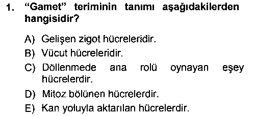 LBV105U Temel Veteriner Genetik çıkmış sınav sorusu 1