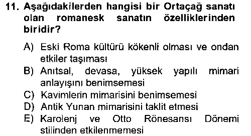 KUL102U Kültür Tarihi çıkmış sınav sorusu 2