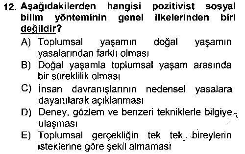 TAR105U Tarih Metodu çıkmış sınav sorusu 3