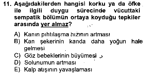 SOS106U Birey ve Davranış çıkmış sınav sorusu 2
