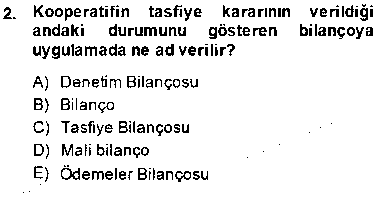 EMY201U Konut Yapı Kooperatifçiliği çıkmış sınav sorusu 2