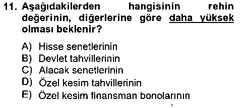 BSI206U Portföy Yönetimi çıkmış sınav sorusu 2
