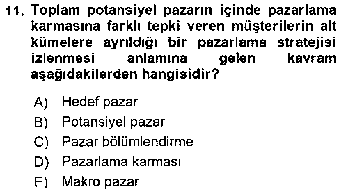 KOI101U Konaklama İşletmeciliği çıkmış sınav sorusu 3