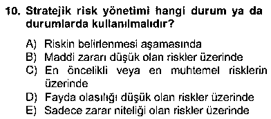 SYT204U Sporda Risk Yönetimi çıkmış sınav sorusu 2