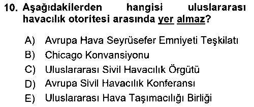 SHU202U Havacılık Bakım Yönetimi çıkmış sınav sorusu 2