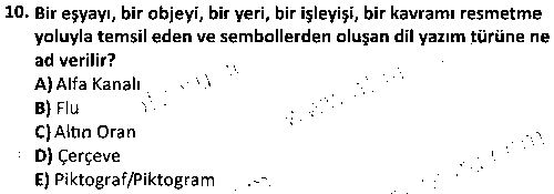 GRF2008 Tasarımda Tipografi çıkmış sınav sorusu 2