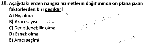 DT2013 Uluslararası Pazarlama çıkmış sınav sorusu 2