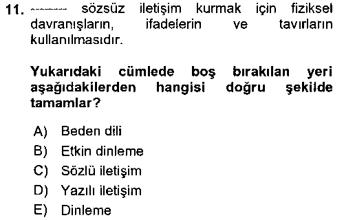 HIT104U Halkla İlişkilerde Etkili İletişim çıkmış sınav sorusu 3