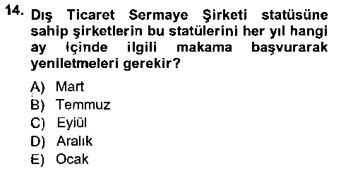 TIC201U TIC201U Dış Ticarette Girişimcilik çıkmış sınav sorusu 3