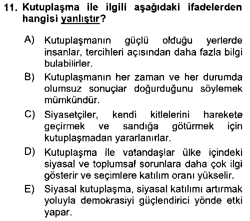 SMY201U Sosyal Medya ve Propaganda çıkmış sınav sorusu 3