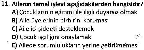 CGE1007 Özel Eğitim 1 çıkmış sınav sorusu 3