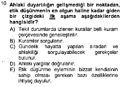 ADL101U Adalet Meslek Etiği çıkmış sınav sorusu 2