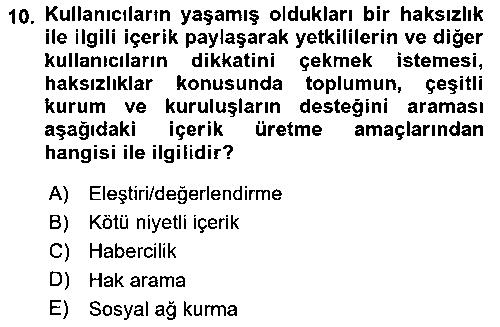HIT214U Dijital İçerik Pazarlaması çıkmış sınav sorusu 2