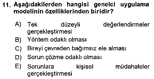 SHZ210U Bireylerle Sosyal Hizmet çıkmış sınav sorusu 3