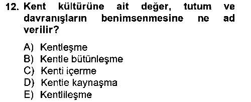 SOS104U İnsan ve Toplum çıkmış sınav sorusu 3