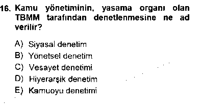 FEL203U Yurttaşlık ve Çevre Bilgisi çıkmış sınav sorusu 3