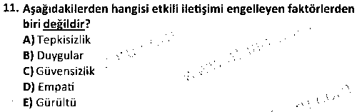 BYYA2004 Zaman ve Toplantı Yönetimi çıkmış sınav sorusu 3