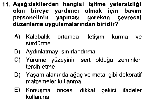 EBR205U Çoklu Engellilerin Bakım ve Rehabilitasyonu çıkmış sınav sorusu 2