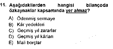 FIN205U Spor Finansmanı çıkmış sınav sorusu 2