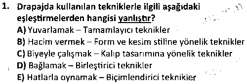TMT3009 Drapaj çıkmış sınav sorusu 1